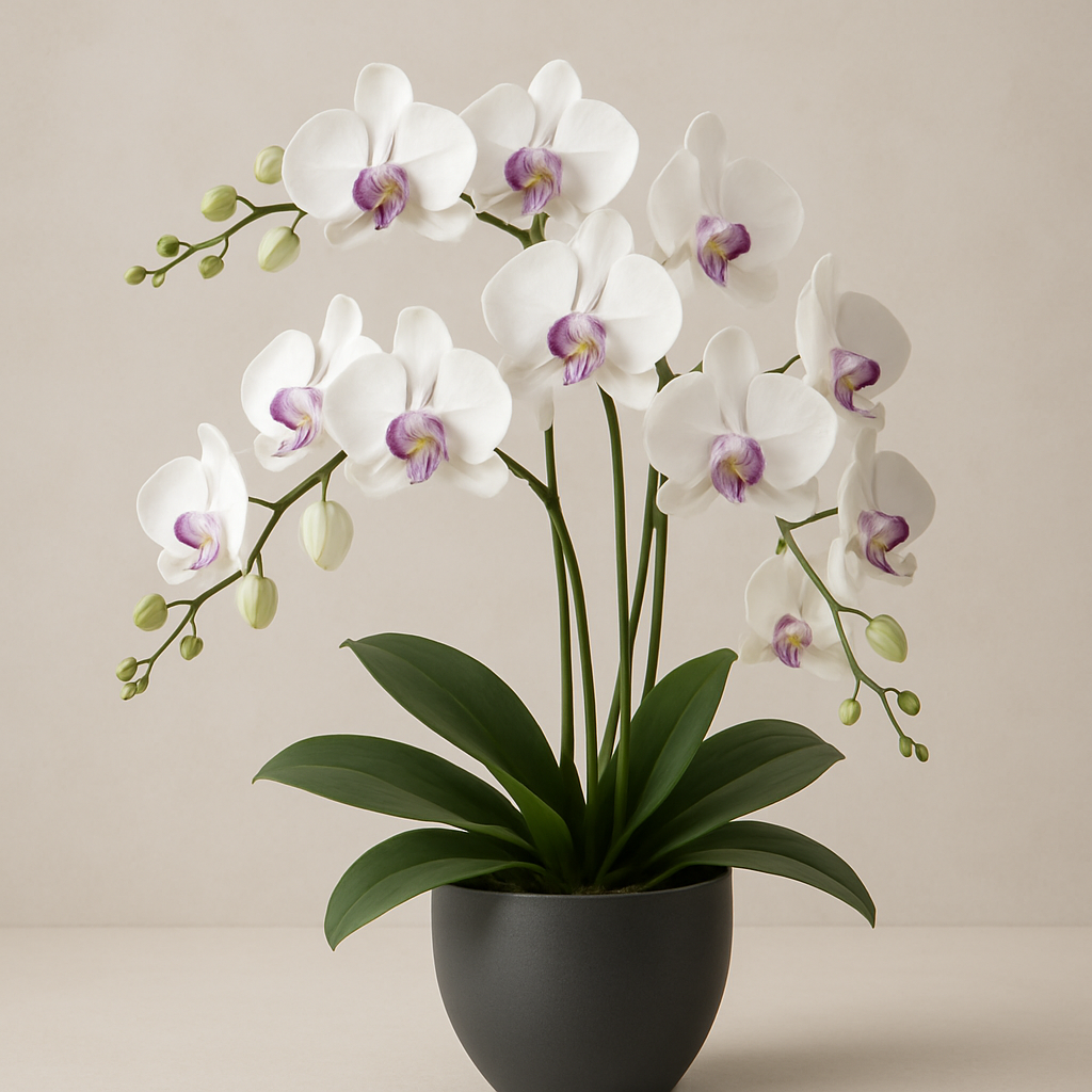 Elegant orchid display
